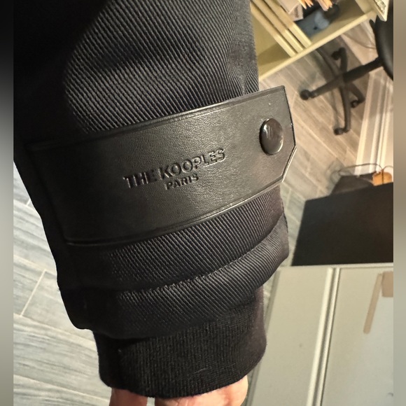 Mens The Kooples Faux Fur Trim Hood Parka - Picture 3 of 8